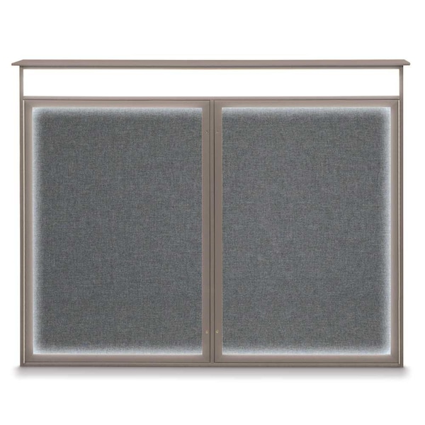 Single Door Enclosed Indoor Letterboard